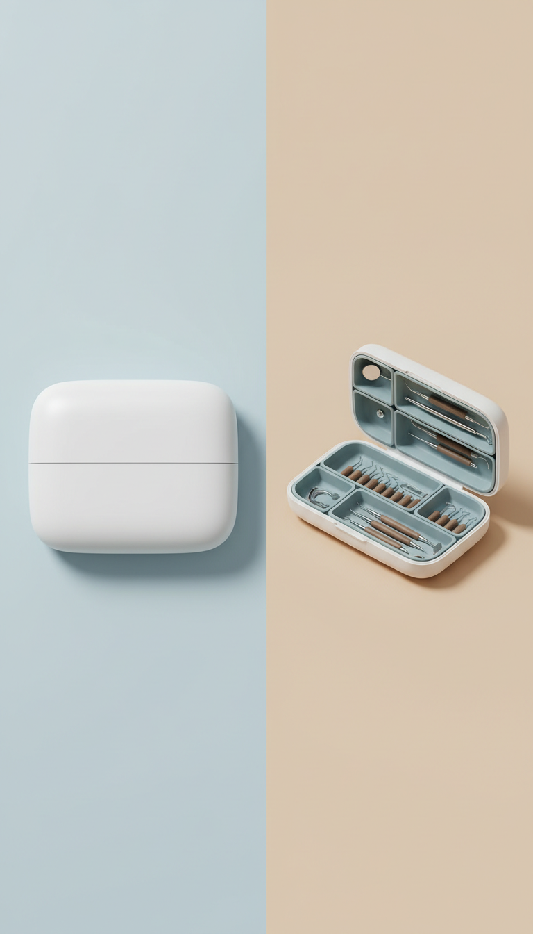 Minimalist Hard-Shell Dental Carrying Case